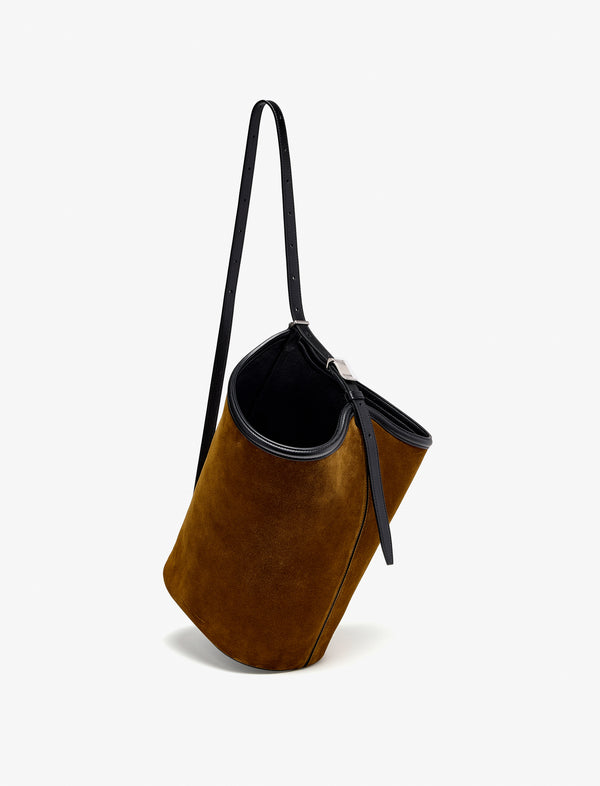 Proenza Schouler Proenza Schouler Brant Bucket Bag In Soft Suede - Fern