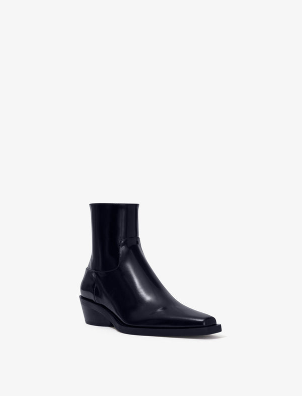 Proenza Schouler Proenza Schouler Bronco Ankle Boots In Spazzolato Leather - Black