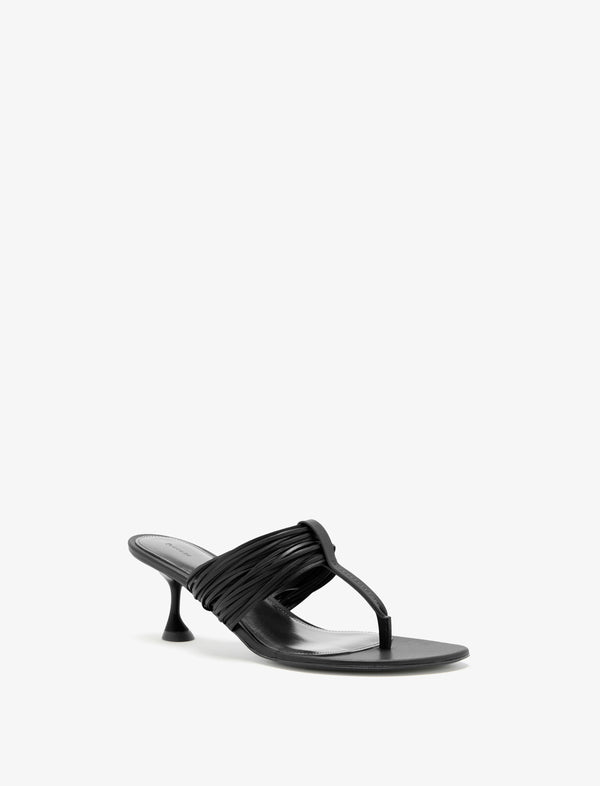 Proenza Schouler Proenza Schouler Cable T-Strap Sandals - Black