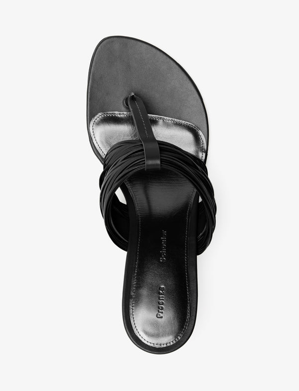 Proenza Schouler Proenza Schouler Cable T-Strap Sandals - Black