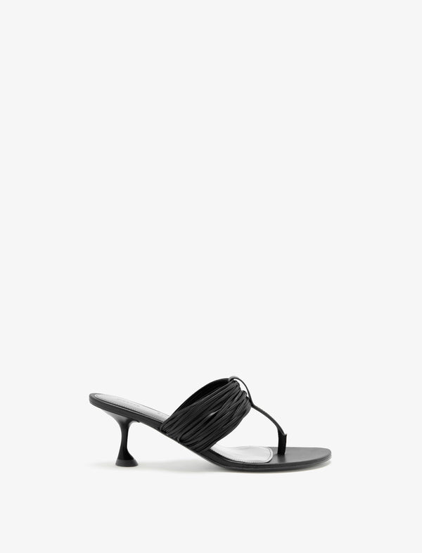 proenza schouler Proenza Schouler Cable T-Strap Sandals - Black