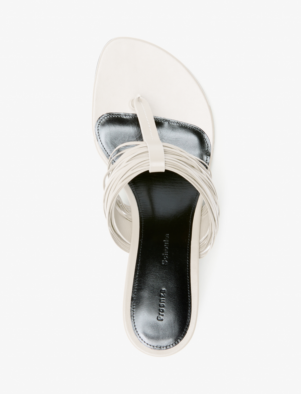 Proenza Schouler Proenza Schouler Cable T-Strap Sandals - Ecru