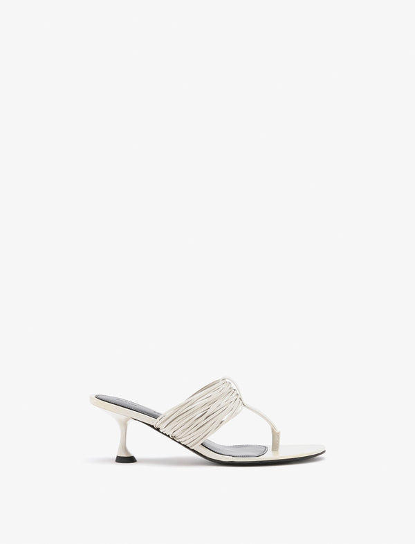 Proenza Schouler Proenza Schouler Cable T-Strap Sandals - Ecru
