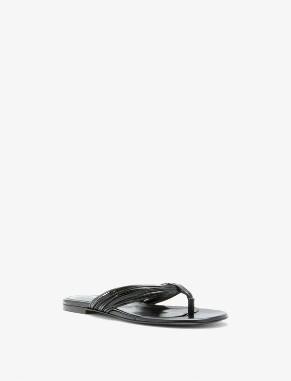 Proenza Schouler Proenza Schouler Cable Thong Sandals - Black
