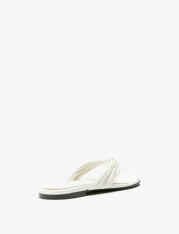 Proenza Schouler Proenza Schouler Cable Thong Sandals - Ecru