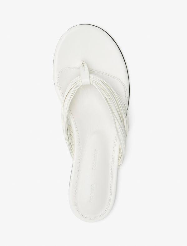 Proenza Schouler Proenza Schouler Cable Thong Sandals - Ecru