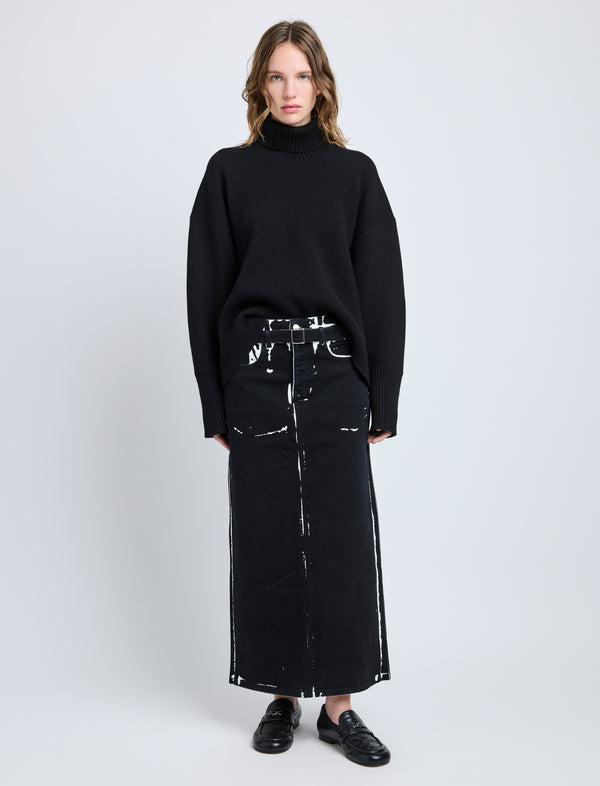 proenza schouler Proenza Schouler Calder Skirt - Black Multi