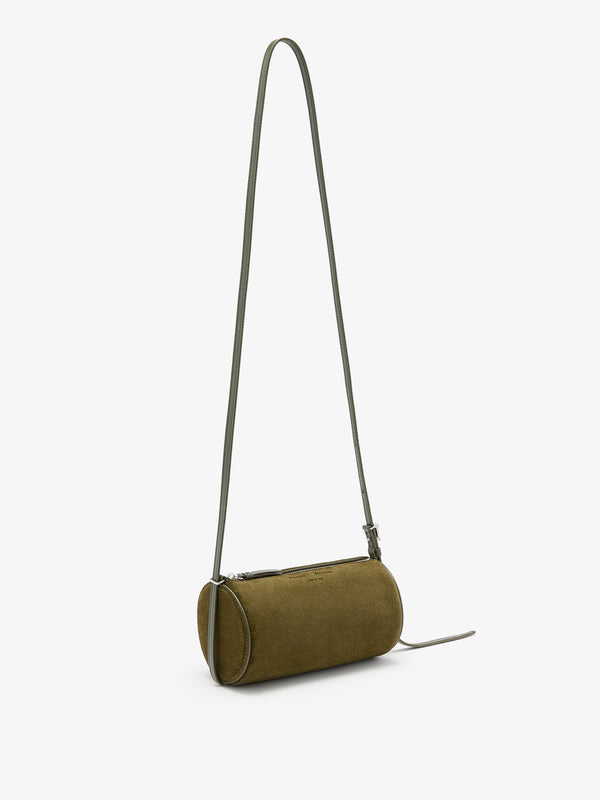 Proenza Schouler Proenza Schouler Crossbody Silo Bag In Kid Suede - Olive
