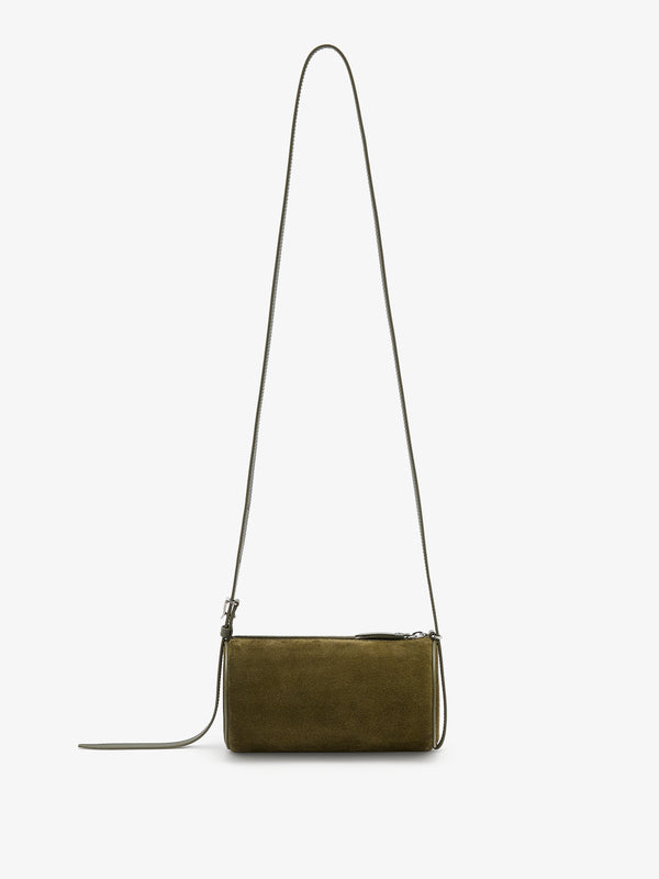 Proenza Schouler Proenza Schouler Crossbody Silo Bag In Kid Suede - Olive