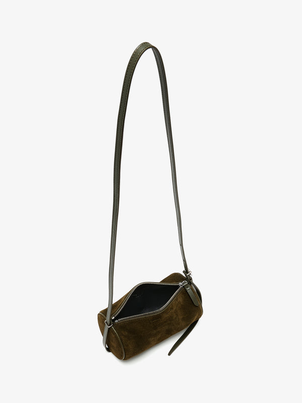 Proenza Schouler Proenza Schouler Crossbody Silo Bag In Kid Suede - Olive