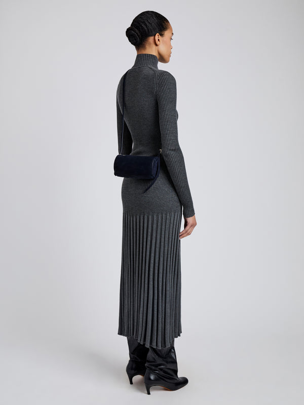 proenza schouler Proenza Schouler Crossbody Silo Bag in Suede - Deep Navy