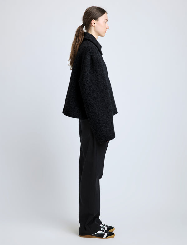 Proenza Schouler Proenza Schouler Darcy Jacket In Brushed Wool Cashmere - Black