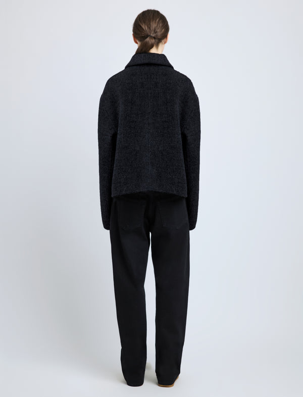Proenza Schouler Proenza Schouler Darcy Jacket In Brushed Wool Cashmere - Black