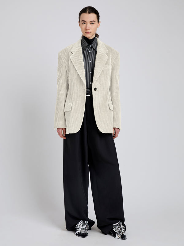 Proenza Schouler Proenza Schouler Daria Jacket In Corduroy - Ecru