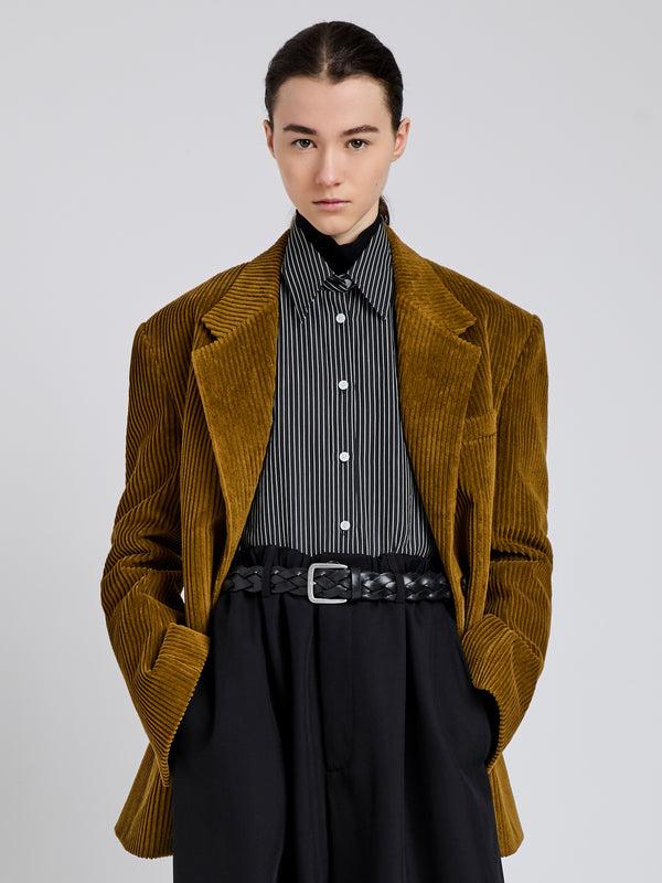 proenza schouler Proenza Schouler Daria Jacket in Corduroy - Fatigue