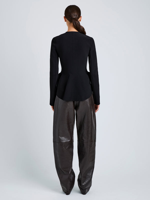 Proenza Schouler Proenza Schouler Dasha Jacket In Compact Viscose - Black