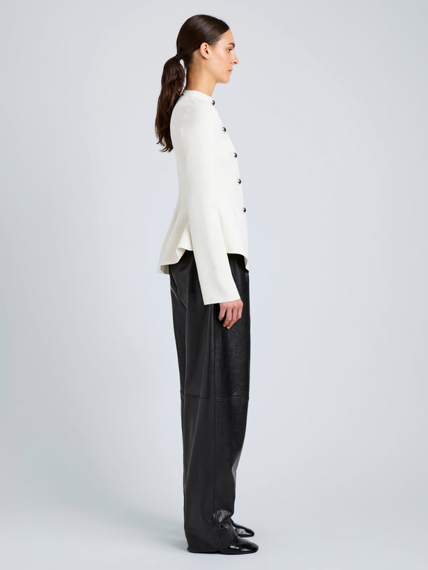 Proenza Schouler Proenza Schouler Dasha Jacket In Compact Viscose - Off White