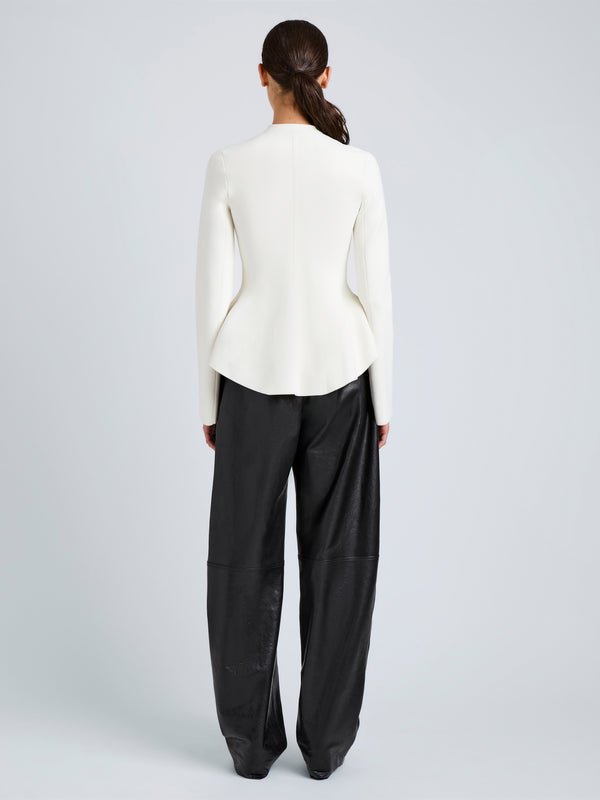 Proenza Schouler Proenza Schouler Dasha Jacket In Compact Viscose - Off White