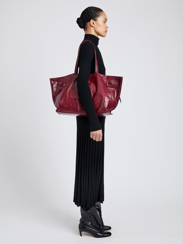 Proenza Schouler Proenza Schouler Days Carryall In Paper Calf - Merlot