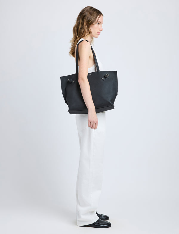 Proenza Schouler Proenza Schouler Days Tote In Pebbled Calf - Black