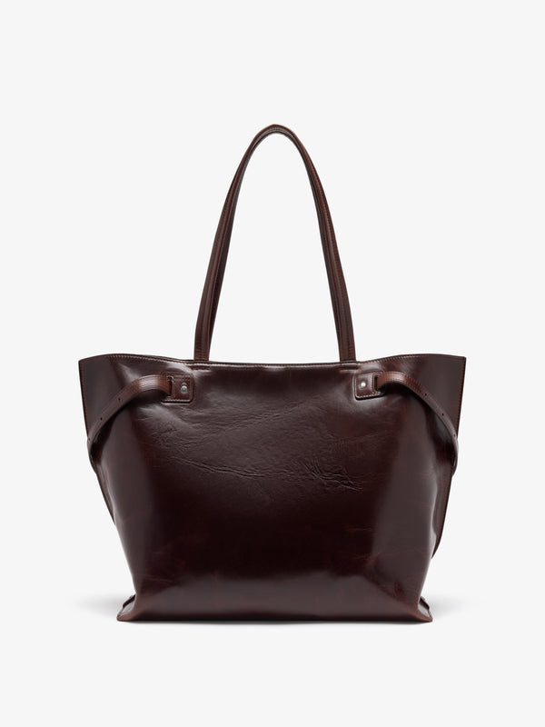 Proenza Schouler Proenza Schouler Days Tote In Pull Up Calf - Dark Brown