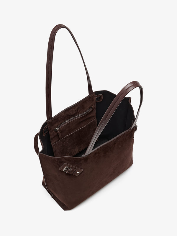 Proenza Schouler Proenza Schouler Days Tote In Soft Suede - Chocolate