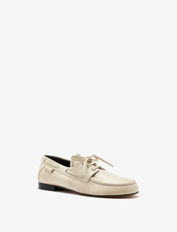 Proenza Schouler Proenza Schouler Deck Shoes In Nappa - Ecru