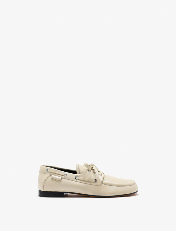 proenza schouler Proenza Schouler Deck Shoes in Nappa - Ecru