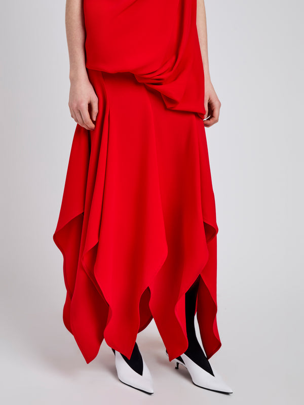 Proenza Schouler Proenza Schouler Denise Dress In Light Matte Double Crepe - Red