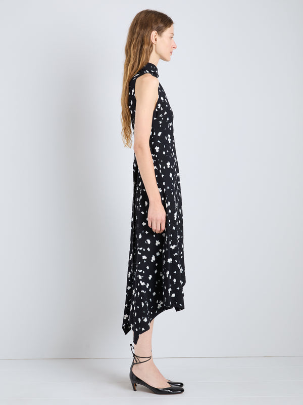 Proenza Schouler Proenza Schouler Devora Dress In Printed Viscose - Black Multi