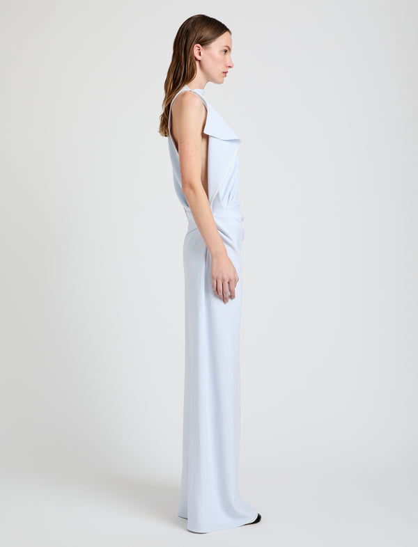 Proenza Schouler Proenza Schouler Devyn Dress In Matte Double Crepe - Powder Blue