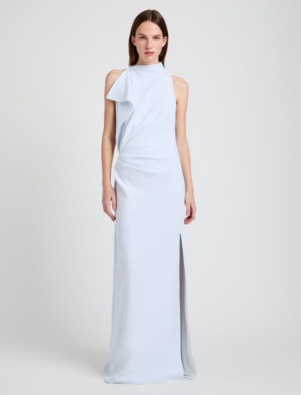 proenza schouler Proenza Schouler Devyn Dress in Matte Double Crepe - Powder Blue