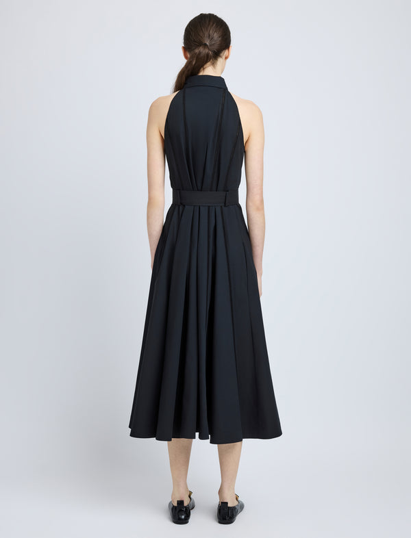 Proenza Schouler Proenza Schouler Dorothy Dress In Eco Cotton Poplin - Black