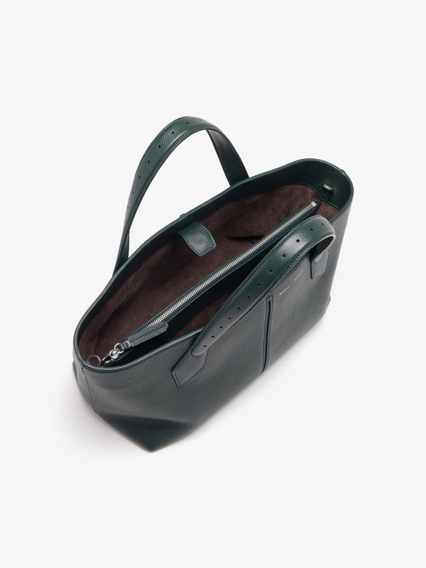 Proenza Schouler Proenza Schouler East West Chelsea Tote In Pebbled Calf - Bottle Green