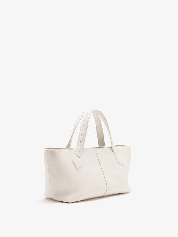Proenza Schouler Proenza Schouler East West Chelsea Tote In Pebbled Calf - Soft White