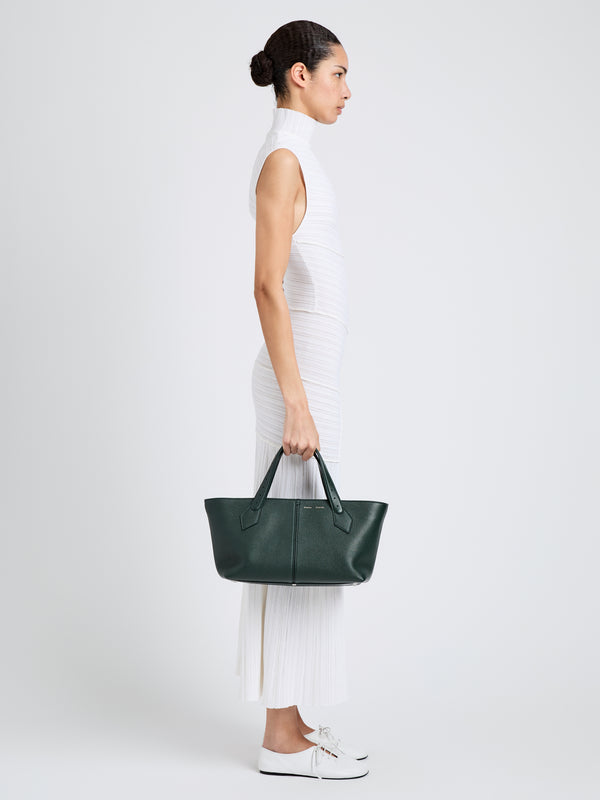 proenza schouler Proenza Schouler East West Chelsea Tote in Pebbled Calf - Bottle Green