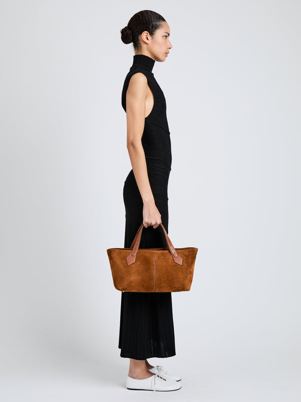 proenza schouler Proenza Schouler East West Chelsea Tote in Soft Suede - Saddle