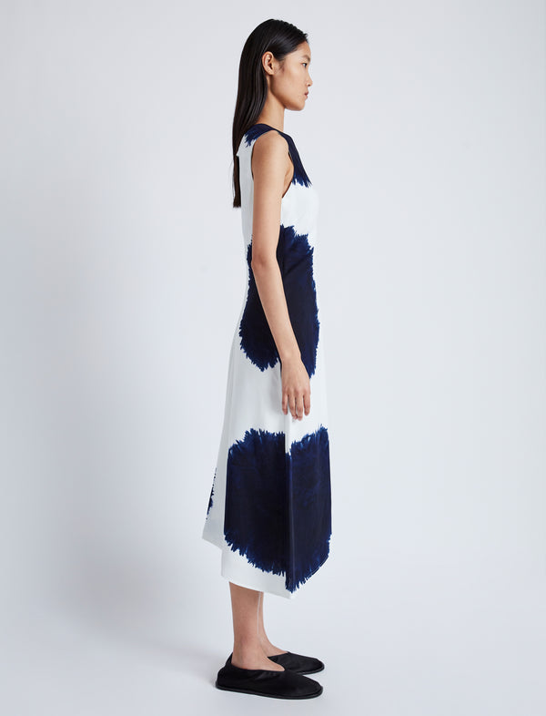 Proenza Schouler Proenza Schouler Ella Dress In Printed Viscose Crepe - White Multi