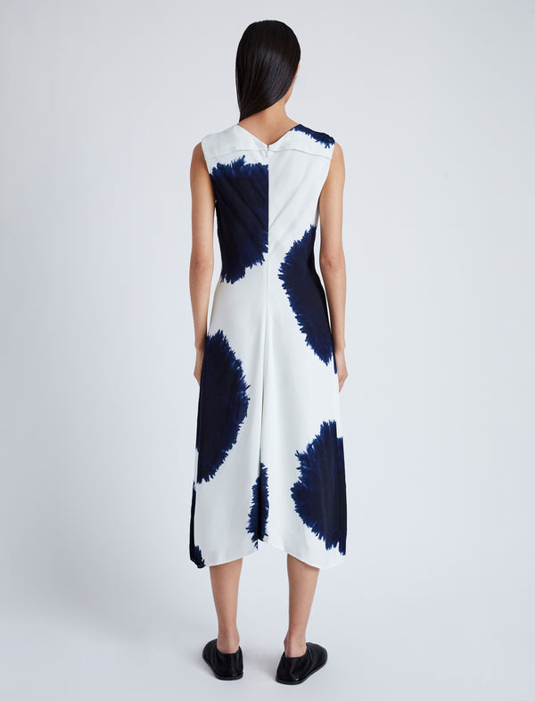 Proenza Schouler Proenza Schouler Ella Dress In Printed Viscose Crepe - White Multi