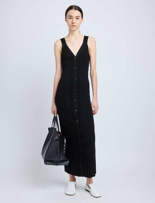 proenza schouler Proenza Schouler Ellis Dress in Column Rib - Black