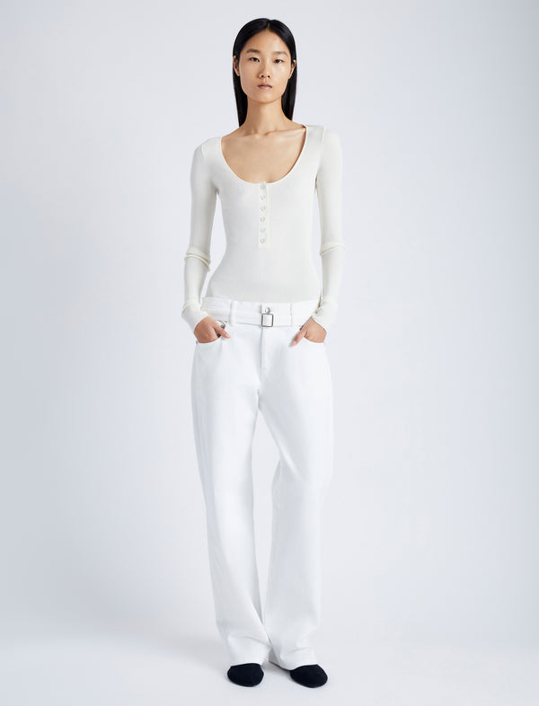 Proenza Schouler Proenza Schouler Ellsworth Jean - White
