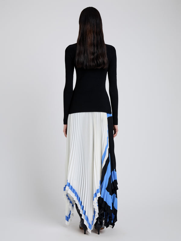Proenza Schouler Proenza Schouler Emilia Skirt In Technical Crepe - White Multi