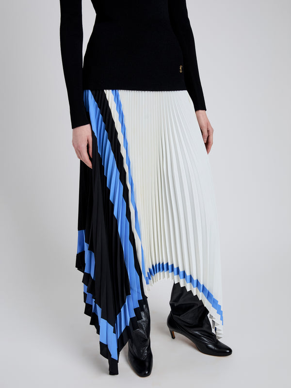 Proenza Schouler Proenza Schouler Emilia Skirt In Technical Crepe - White Multi