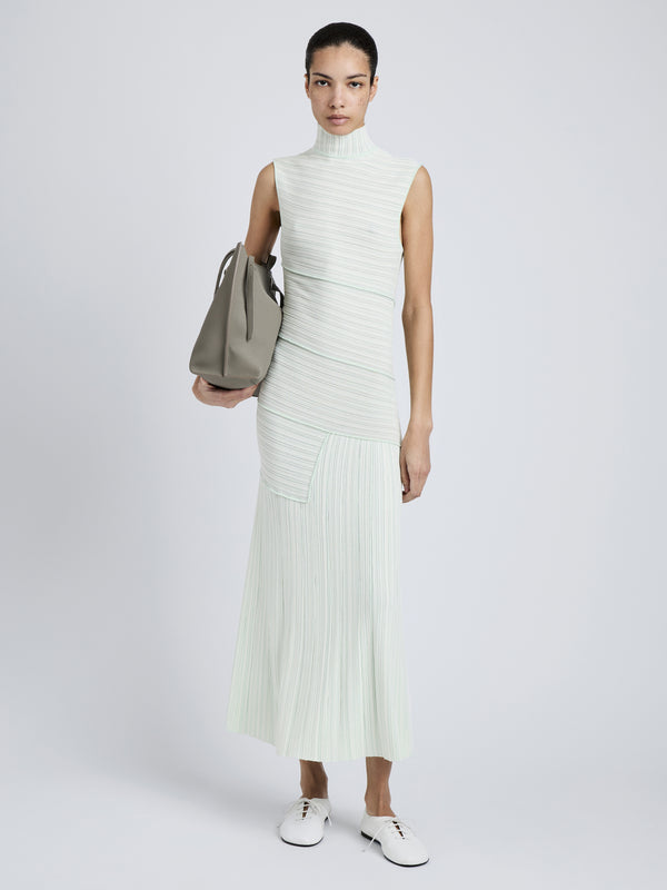 proenza schouler Proenza Schouler Federica Dress in Micro Pleat Knit - Mint