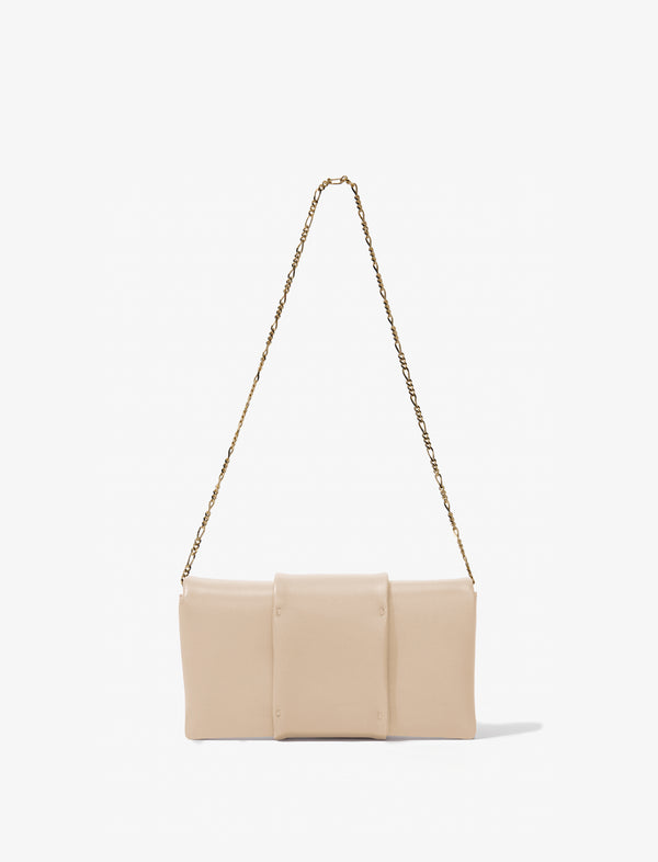 Proenza Schouler Proenza Schouler Flip Shoulder Chain Clutch - Taupe