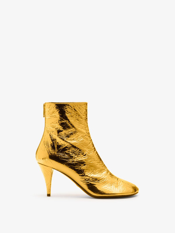Proenza Schouler Proenza Schouler Glove Ankle Boots In Crinkle Gold - Gold