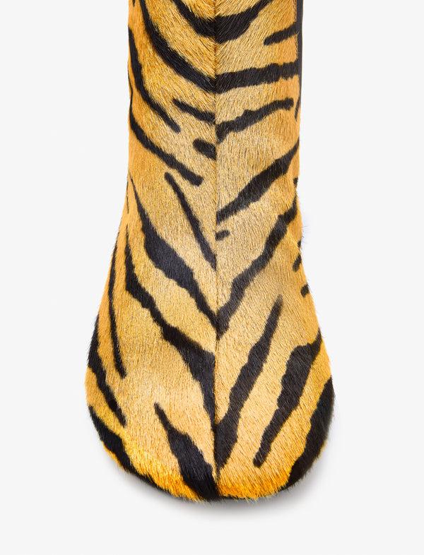 Proenza Schouler Proenza Schouler Glove Ankle Boots In Haircalf - Orange / Black