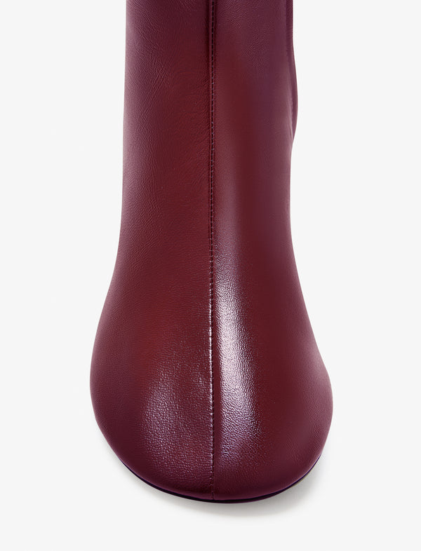 Proenza Schouler Proenza Schouler Glove Ankle Boots In Slick Nappa - Merlot