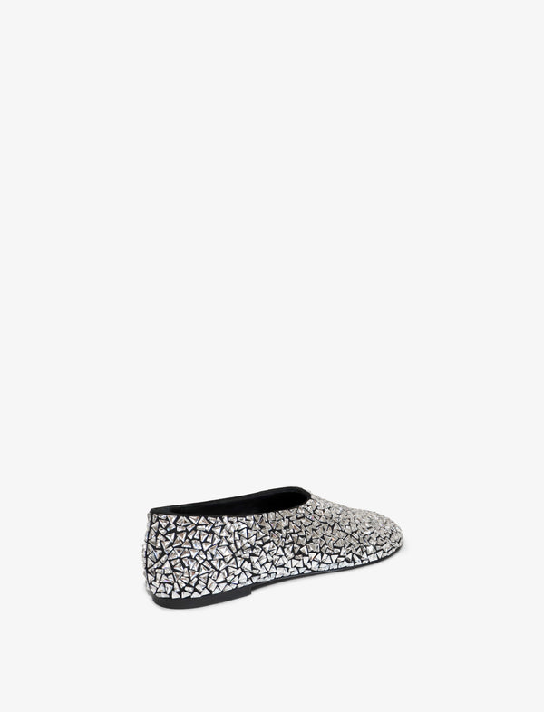 Proenza Schouler Proenza Schouler Glove Embellished Ballet Flats - Black
