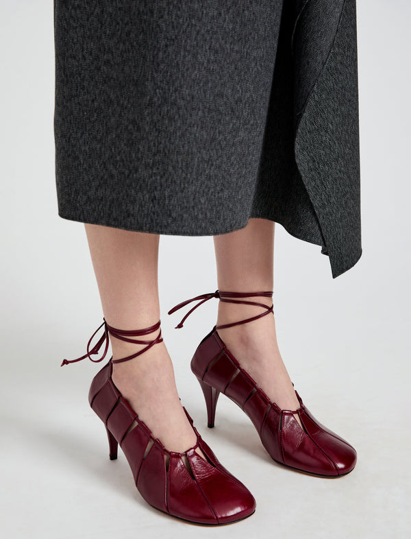 Proenza Schouler Proenza Schouler Glove Hinge Pumps - Merlot